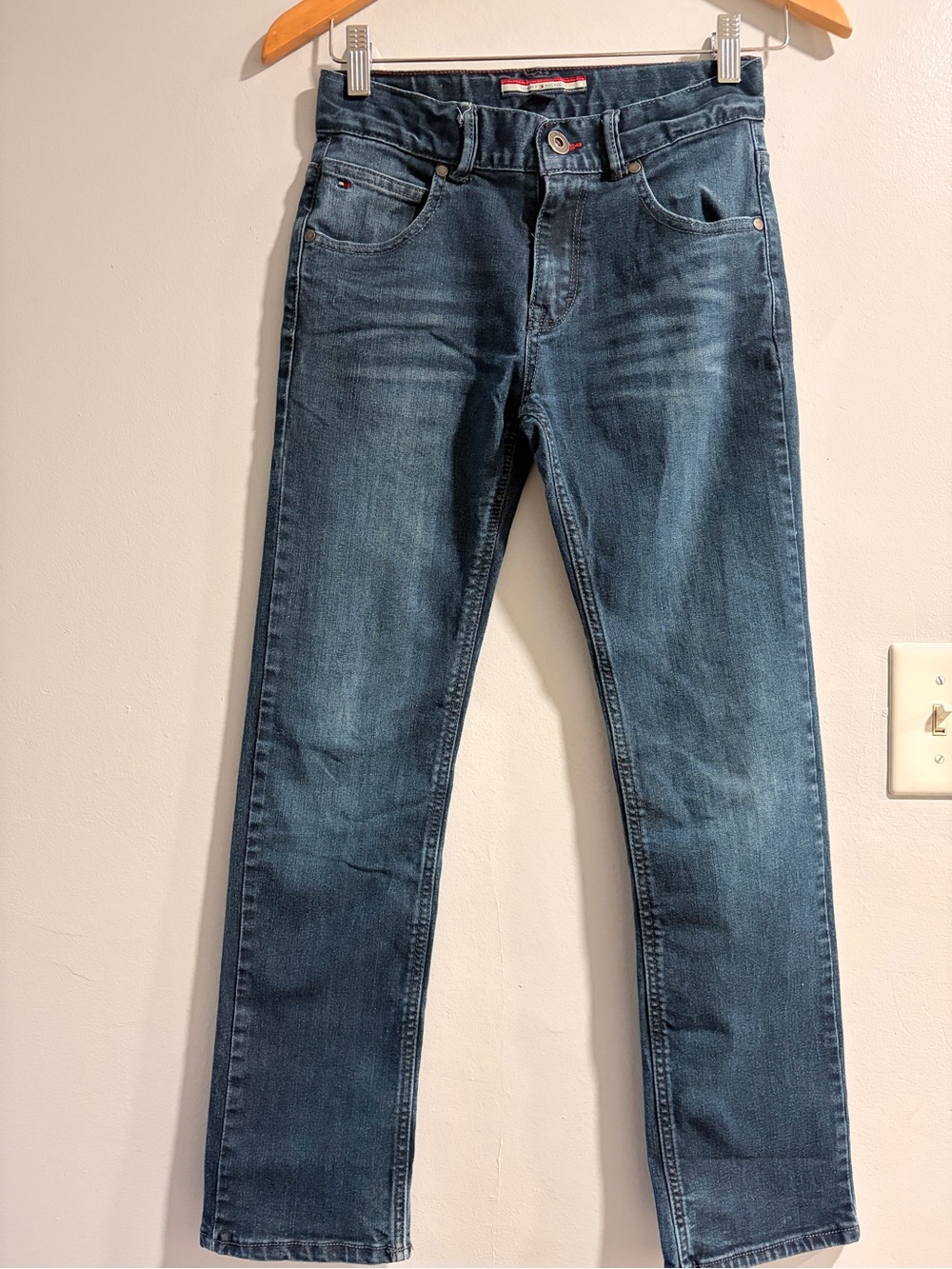 Tommy Hilfiger Slim Boys Jeans in Faded Blue Denim